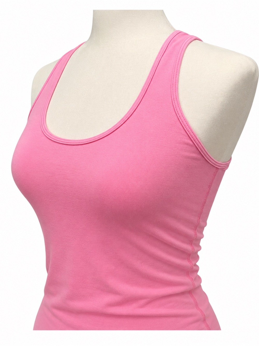 Lululemon Hot Pink Racerback Tank Top Built In Bra Size 6 - Picture 6 of 8